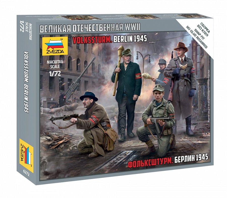 Zvezda 6272 German Volkssturm (Berlin 1945) 1/72 – Bild 2