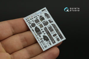 Quinta Studio QDS-32193 AV-8B Harrier II early 3D-Printed &amp;amp; colored Interior on decal paper (Trumpeter) (small) 1/32 – image 3