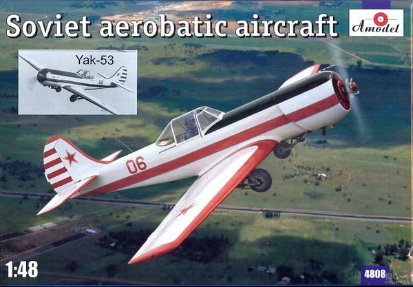 A-Model 04808 Yak-53 Soviet aerobatic aircraft 1/48