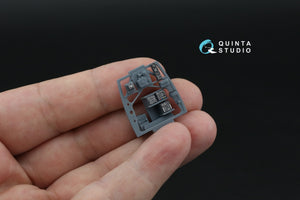 Quinta Studio QD+48618 Fairey Barracuda Observer Station 3D-Printed &amp; coloured Interior on decal paper (Trumpeter) (with 3D-printed resin parts) 1/48