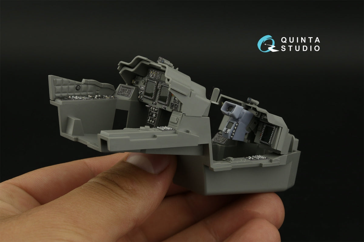 Quinta Studio QD+35106 AH-64D 3D-Printed &amp;amp; coloured Interior on decal paper (Takom) (with 3D-printed resin parts) 1/35 – Bild 11
