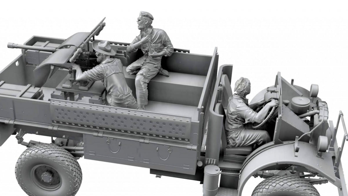 Thunder Model 35312 LRDG CMP F30 Truck w/ Ordnance 37 mm MKI Bofors Gun - Limited Bonus Edition 1/35 – image 13