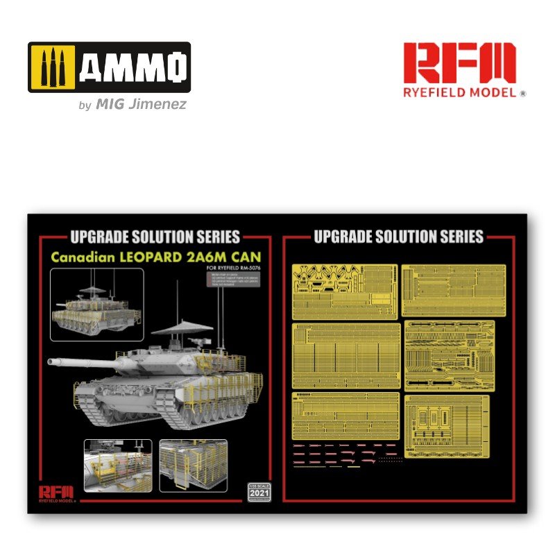 Rye Field Model 2021 Upgrade set for 5076 Canadian Leopard 2A6M CAN 1/35 – immagine 2