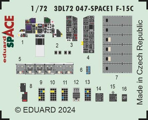 Eduard 3DL72047 F-15C SPACE FINE MOLDS 1/72 – Bild 3