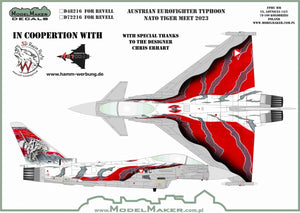 ModelMaker Decals D48216 Austrian Eurofighter Typhoon NATO Tiger Meet 2023 1/48