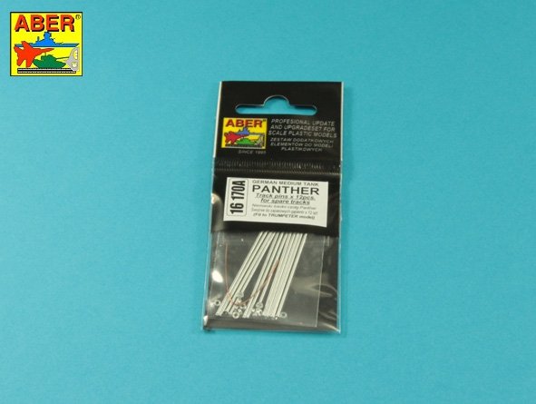 Aber 16170A Set of Pins for Spare Tracks of the Panther Tank (12 Pieces) 1/16 – image 2