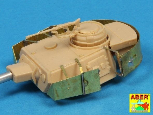 Aber 72A06 Osłony wieży do PzKpfw IV / Turret skirts for PzKpfw IV 1/72 – Bild 2