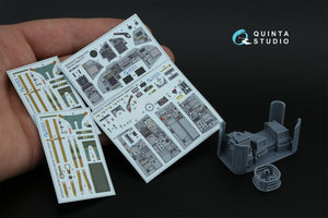 Quinta Studio QD+32231 Tornado ECR German 3D-Printed &amp;amp; colored Interior on decal paper (Italeri) (with 3D-printed resin parts) 1/32 – image 2