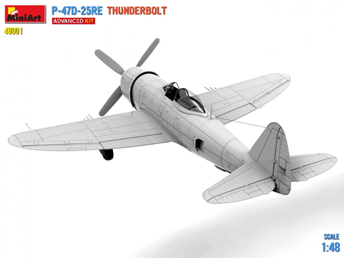MiniArt 48001 P-47D-25RE Thunderbolt - Advanced Kit 1/48 – imagen 4
