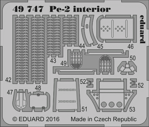 Eduard 49747 Pe-2 interior ZVEZDA 1/48 – immagine 2