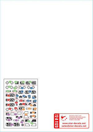 Star Decals 72-A1123 SdKfz 250 « neu » n° 2 SdKfz 250/1, SdKfz 250/3 et SdKfz 250/7 - Marquages ​​Waffen-SS 1/72 – image 2