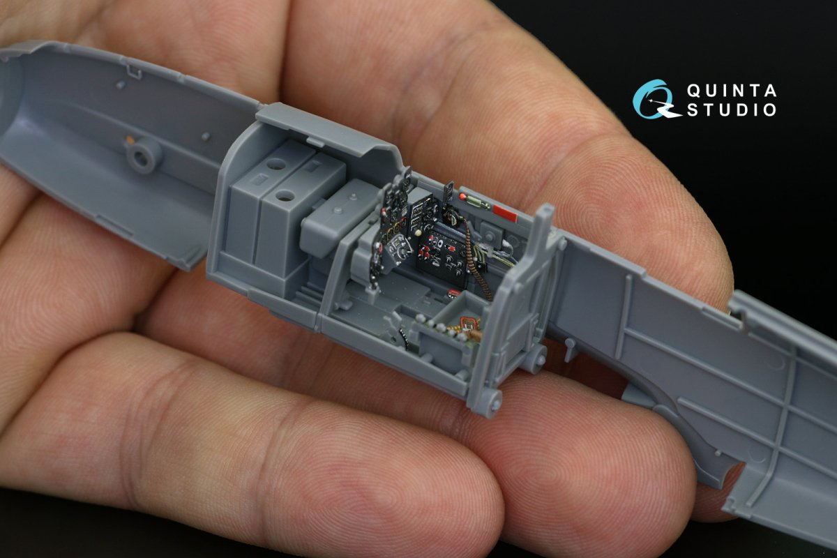 Quinta Studio QD48141 Ki-61-Id 3D-Printed &amp;amp; coloured Interior on decal paper (Tamiya) 1/48 – zdjęcie 3