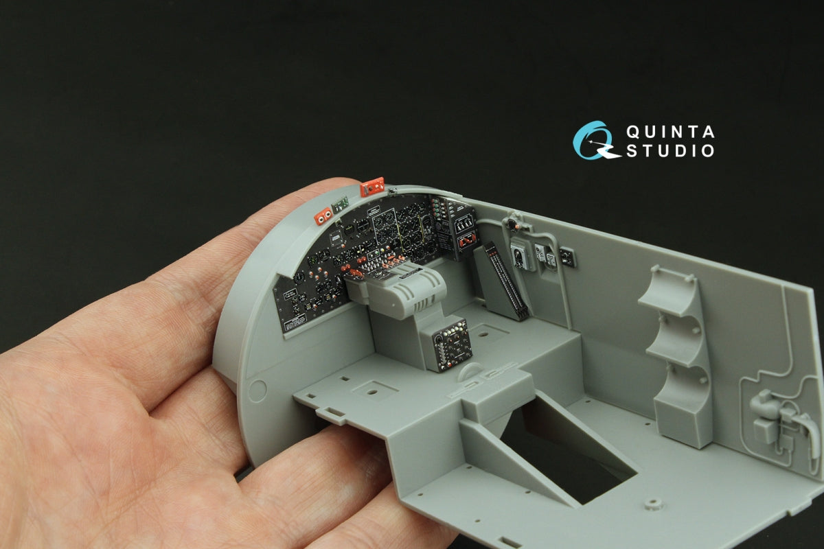 Quinta Studio QD32218 Boeing B-17G Navigator, bombardier, waist and tail gunners compartments. 3D-Printed coloured Interior (HK models) 1/32 – imagen 8