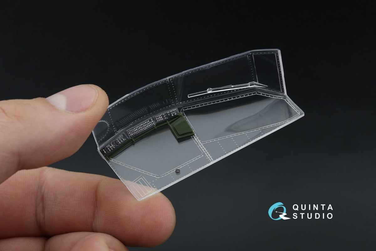 Quinta Studio QD48572 AH-64A 3D-Printed &amp;amp; coloured Interior on decal paper (Academy/Modelist) 1/48 – immagine 9