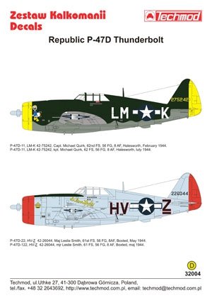 Techmod 32004 - Republic P-47D Thunderbolt 1/32 – immagine 2