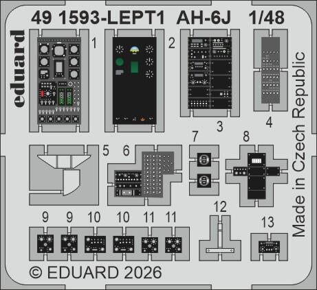 Eduard 491593 AH-6J for ICM 1/48 – image 2