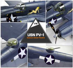 Academy 12347 USN PV-1 &amp;quot;Solomon Islands Theatre&amp;quot; 1/48 – zdjęcie 3