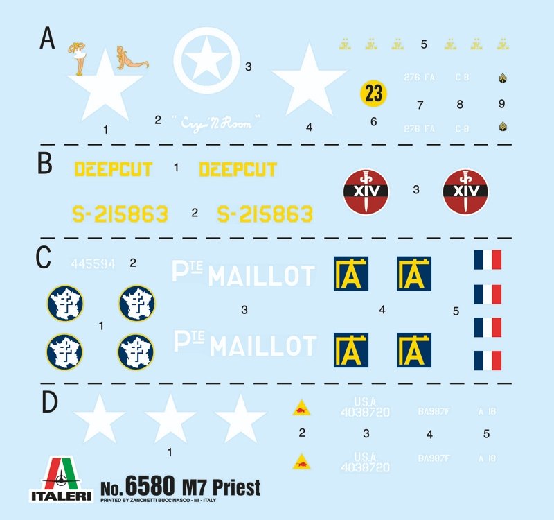 Italeri 6580 M7 Priest Howitzer Motor Carriage 1/35 – imagen 4