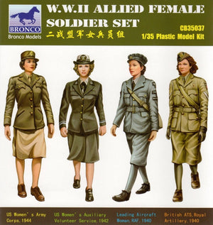 Bronco CB35037 Coffret de figurines de soldates alliées de la Seconde Guerre mondiale à l&amp;#39;échelle 1/35