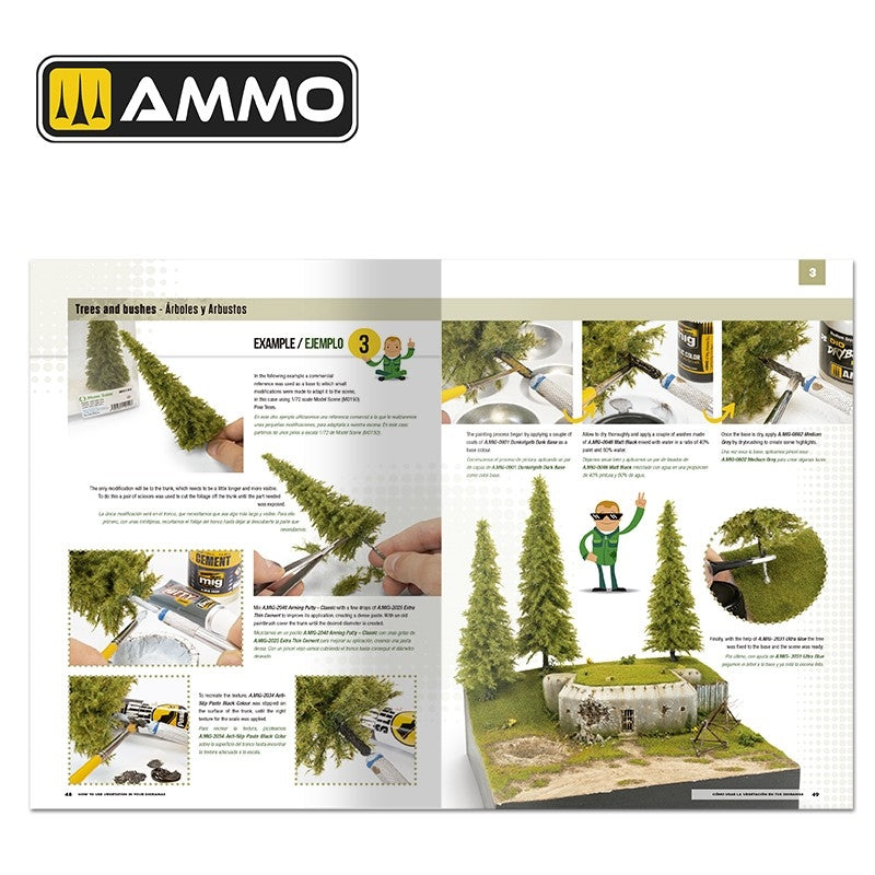 AMMO of Mig Jimenez 6254 MODELLING SCHOOL - How to use Vegetation in your Dioramas (Bilingual- English, Spanish) – Bild 3