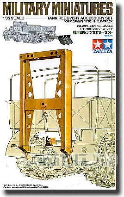 Tamiya 35243 Tank Recovery Accessory Set for German 18 Ton Half-Track 1/35