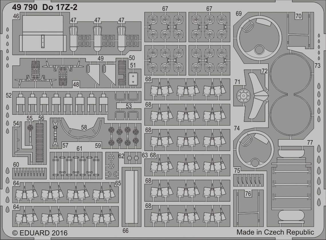 Eduard BIG49163 Do 17Z-2 1/48 ICM – imagen 5