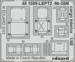 Eduard 481089 Mi-35M cargo interior ZVEZDA 1/48 – zdjęcie 2
