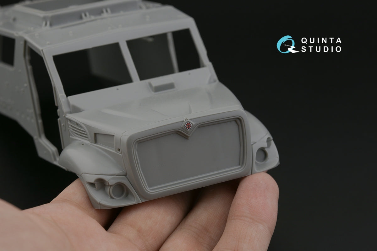 Intérieur imprimé en 3D et coloré sur papier décalcomanie Quinta Studio QD35096 M1224 MaxxPro MRAP (Kinetic) 1/35 – image 12
