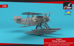 Armory Models 48003 Fairey Flycatcher British FAA Inter-War Floatplane Fighter, on Wooden Floats 1/48 – immagine 6