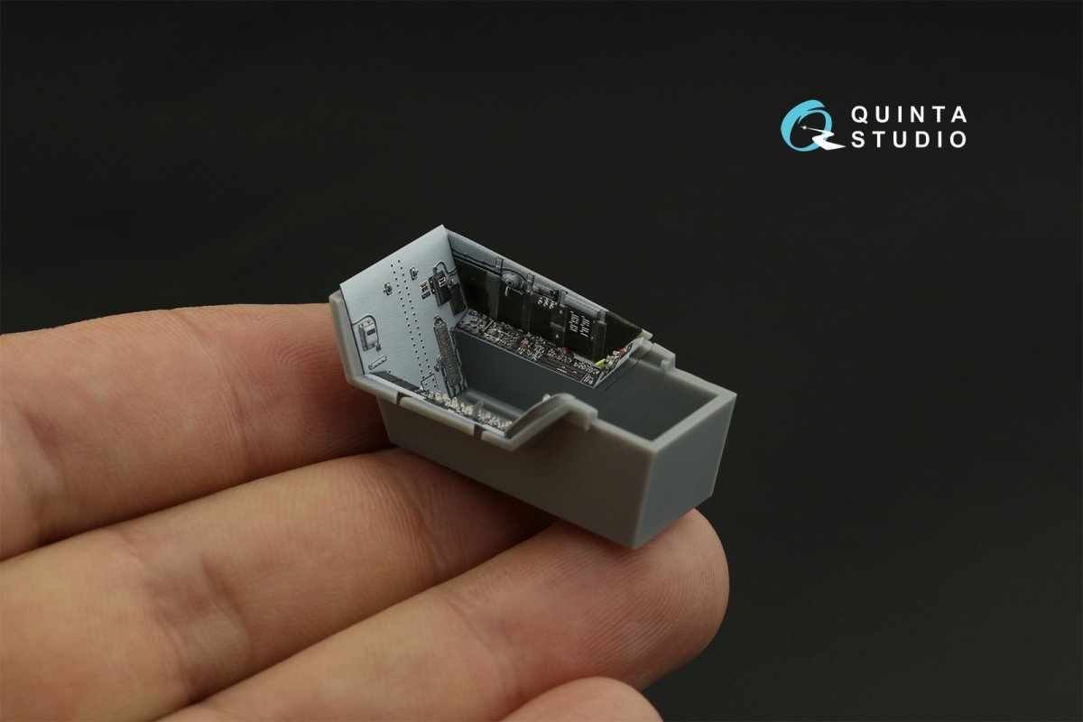 Quinta Studio QD48259 F/A-18E 3D-Printed &amp;amp; coloured Interior on decal paper (HobbyBoss) 1/48 – Bild 9