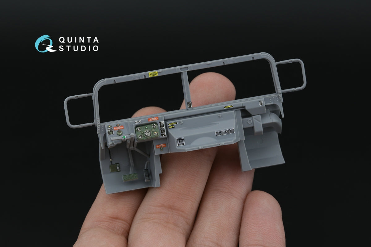 Quinta Studio QD35154 Humvee family 3D-Printed &amp;amp; colored Interior on decal paper (ICM) 1/35 – image 10