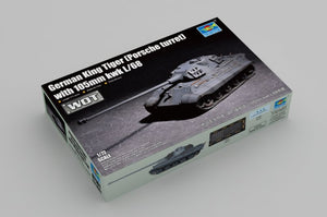 Trumpeter 07161 German King Tiger (Porsche turret) with 105mm kwk L/68 1/72 – immagine 2