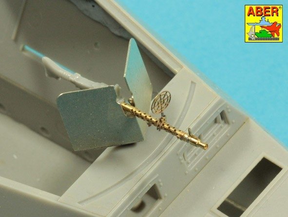 Aber 35L-169 Lufa do niemieckiego karabinu MG34 z pancerną osłoną 1/35 – Bild 4