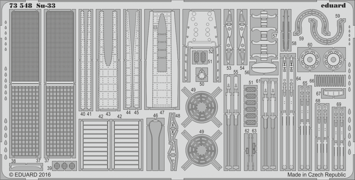 Eduard 73548 Su-33 TRUMPETER 1/72 – Bild 2