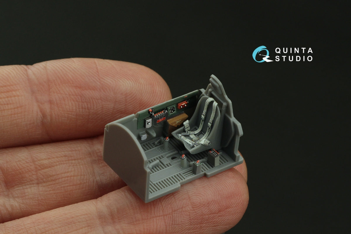 Quinta Studio QD72153 P-47D Thunderbolt Bubbletop 3D-Printed coloured Interior on decal paper (Tamiya) 1/72 – Bild 7