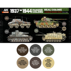 AK Interactive RCS122 1937-1944 Panzer Colors 6x17ml – Bild 2