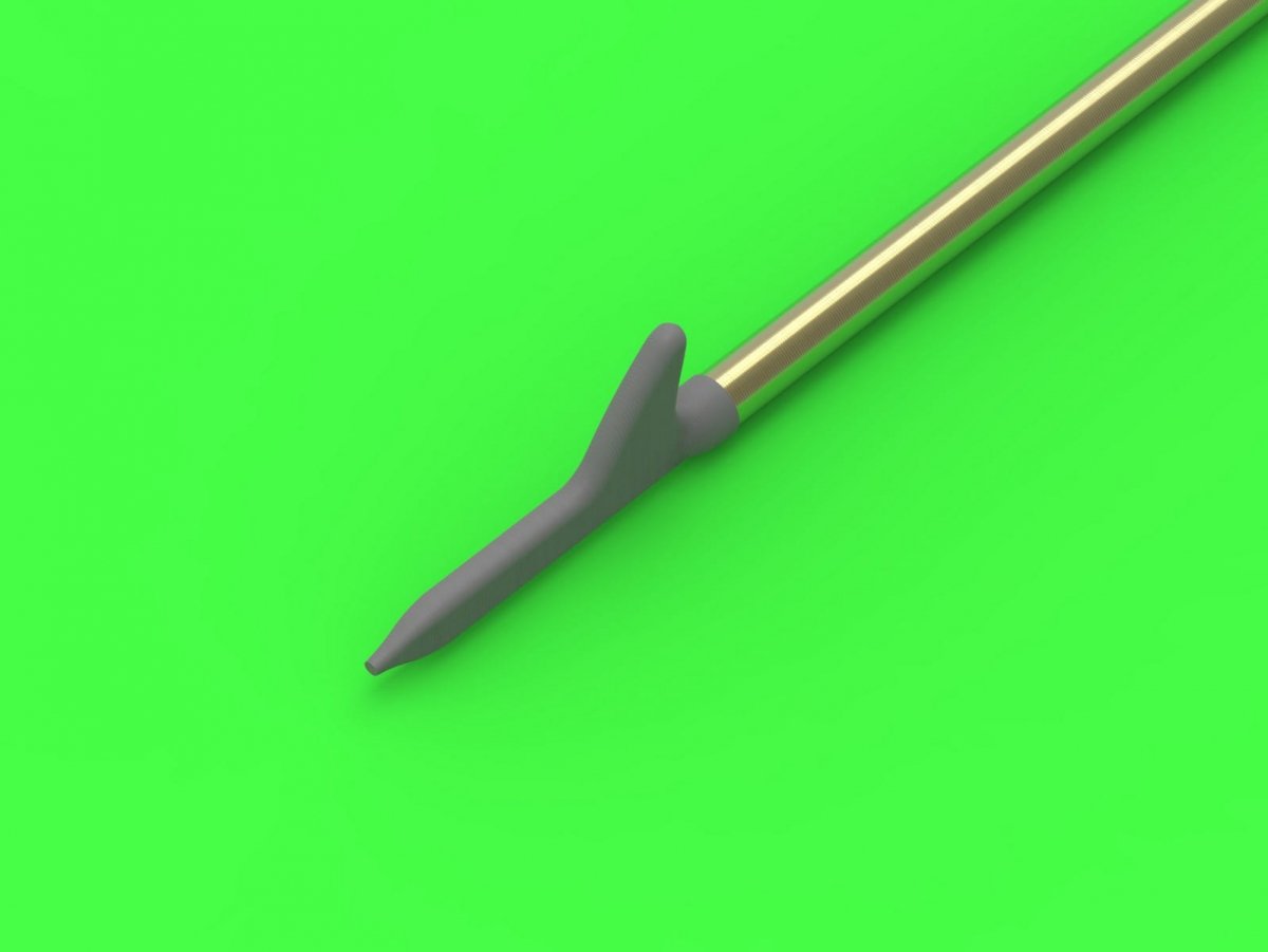 Master AM-48-156 American WWII Pitot Tube - "Shark Fin" Type (1 pc.) - used on P-36, P-39, P-40, P-47, A-36, B-239, T-6, B-25 and many others 1/48