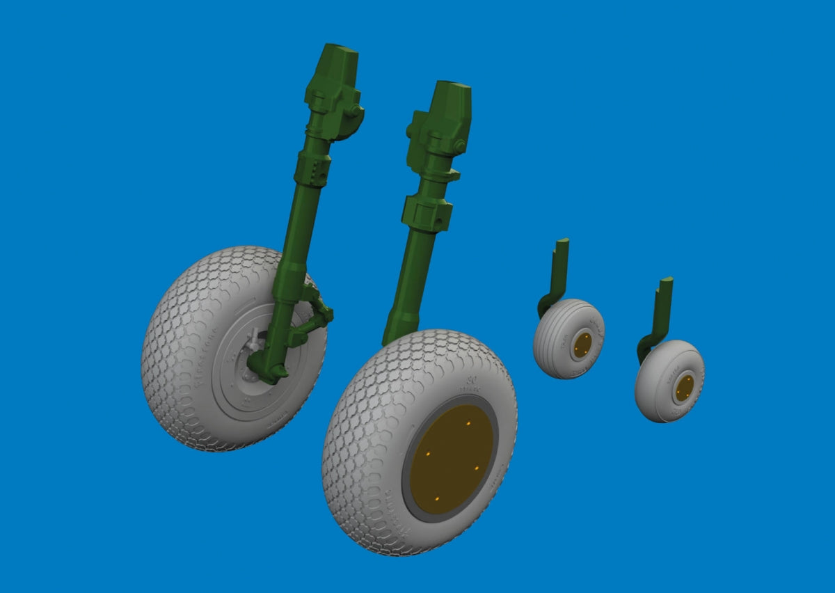 Roues Eduard 6481058 P-40E à bande de roulement croisée Eduard 1/48 – image 3