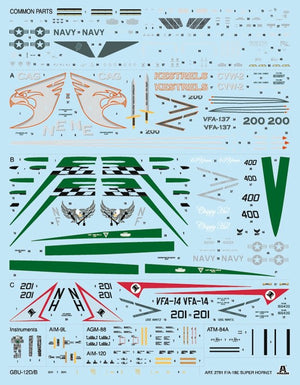 Italeri 2791 F/A-18 E SUPER HORNET 1/48 – imagen 11