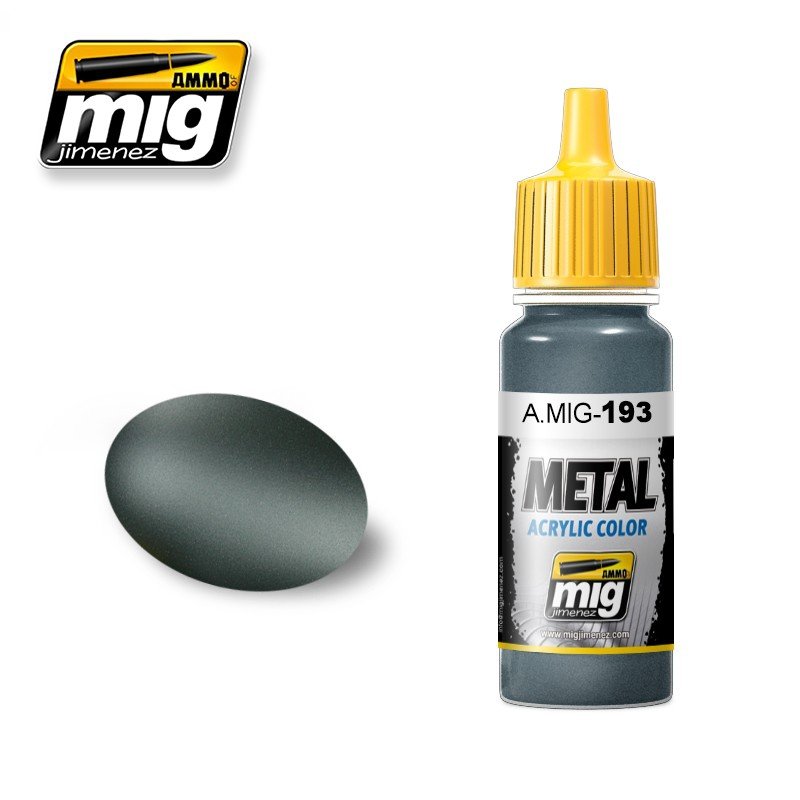 MUNITIONS de Mig Jimenez 0193 TITANE 17ml