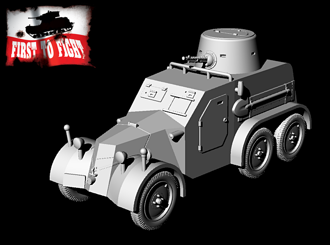 Premier à combattre PL095 Panzerspähwagen 30(t) Tatra OA vz 30 1/72  – image 4