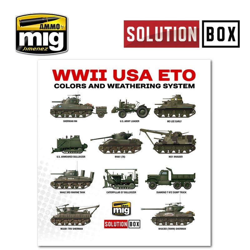 AMMO of Mig Jimenez 7700 WW II AMERICAN ETO SOLUTION BOX – Bild 6