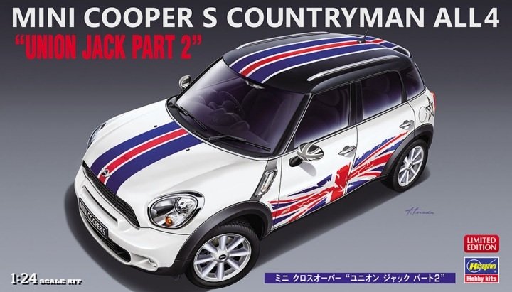 Hasegawa 20532 Mini Cooper S Countryman All4 "Union Jack Part 2" 1/24