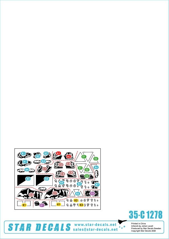 Star Decals 35-C1278 Middle East in the 1950s 1/35 – Bild 3