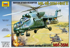 Zvezda 7276 Soviet atack helicopter MIL Mi-35 1/72