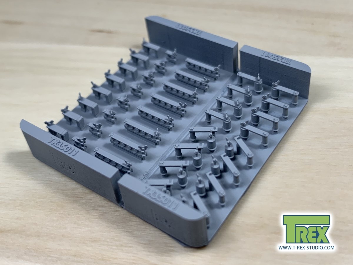 T-Rex Studio TR35011 Brackets &amp;amp; Clamps for German Panzer Set 1/35 – zdjęcie 2
