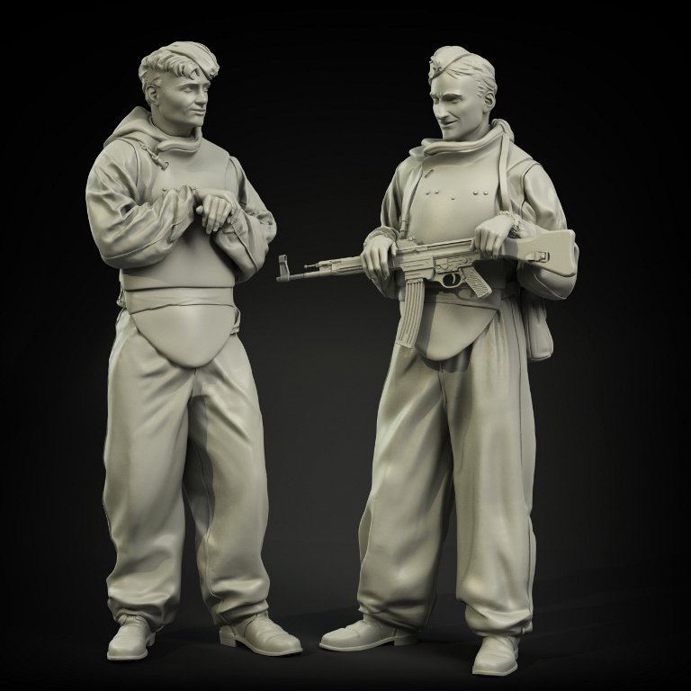 Panzer Art FI35-044 Ensemble de sapeurs d'assaut soviétiques au 1/35