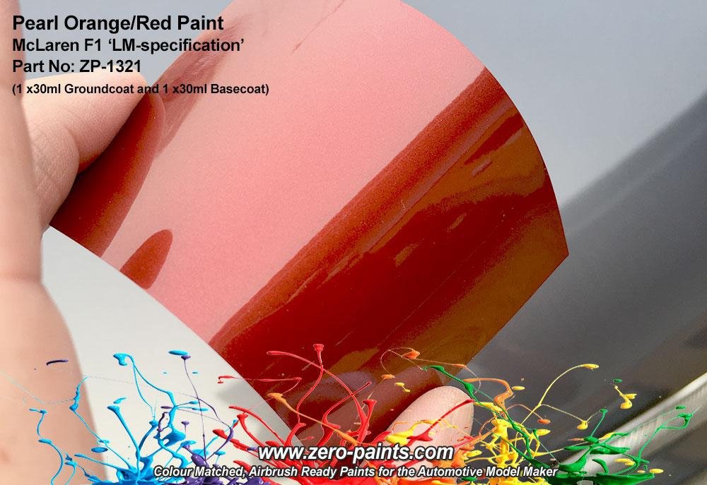 Zero Paints ZP-1321 Coffret de peinture orange/rouge LM-Spec McLaren F1 1998 (2 x 30 ml) – image 4