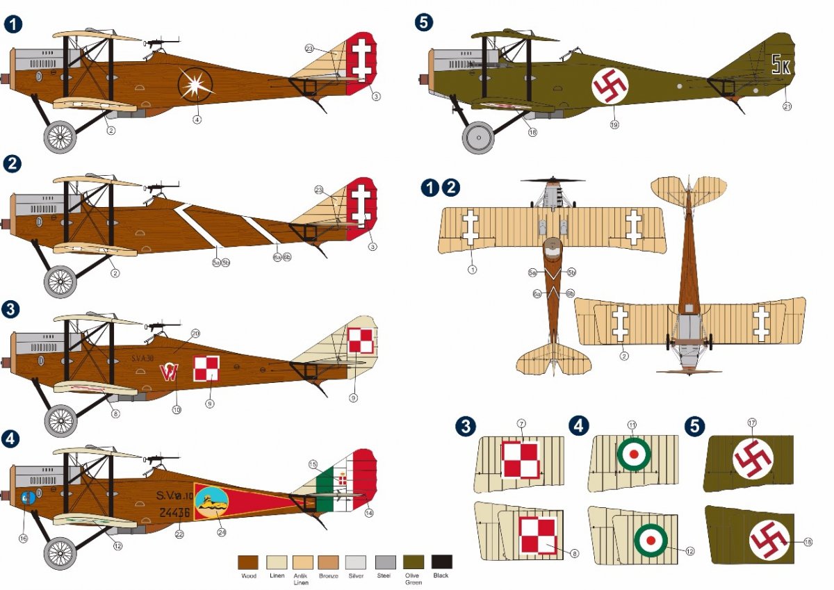 Fly 48010 Ansaldo S.V.A.10 1/48 – immagine 3