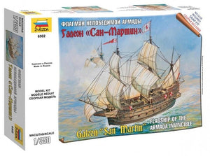Zvezda 6502 Vaisseau amiral de l&amp;#39;Armada Invincible San Martin 1/350